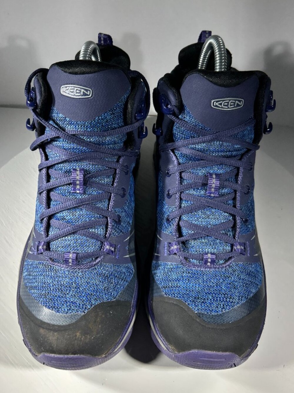 KEEN Terradora Womens Trail Hiking Boots Size 7 Waterproof Blue Ankle Shoes Hike - Picture 2 of 12